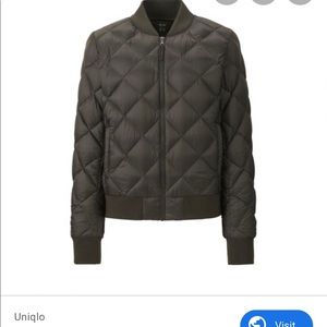 Uniqlo Ultra Light Ribbed Blousson Puffer